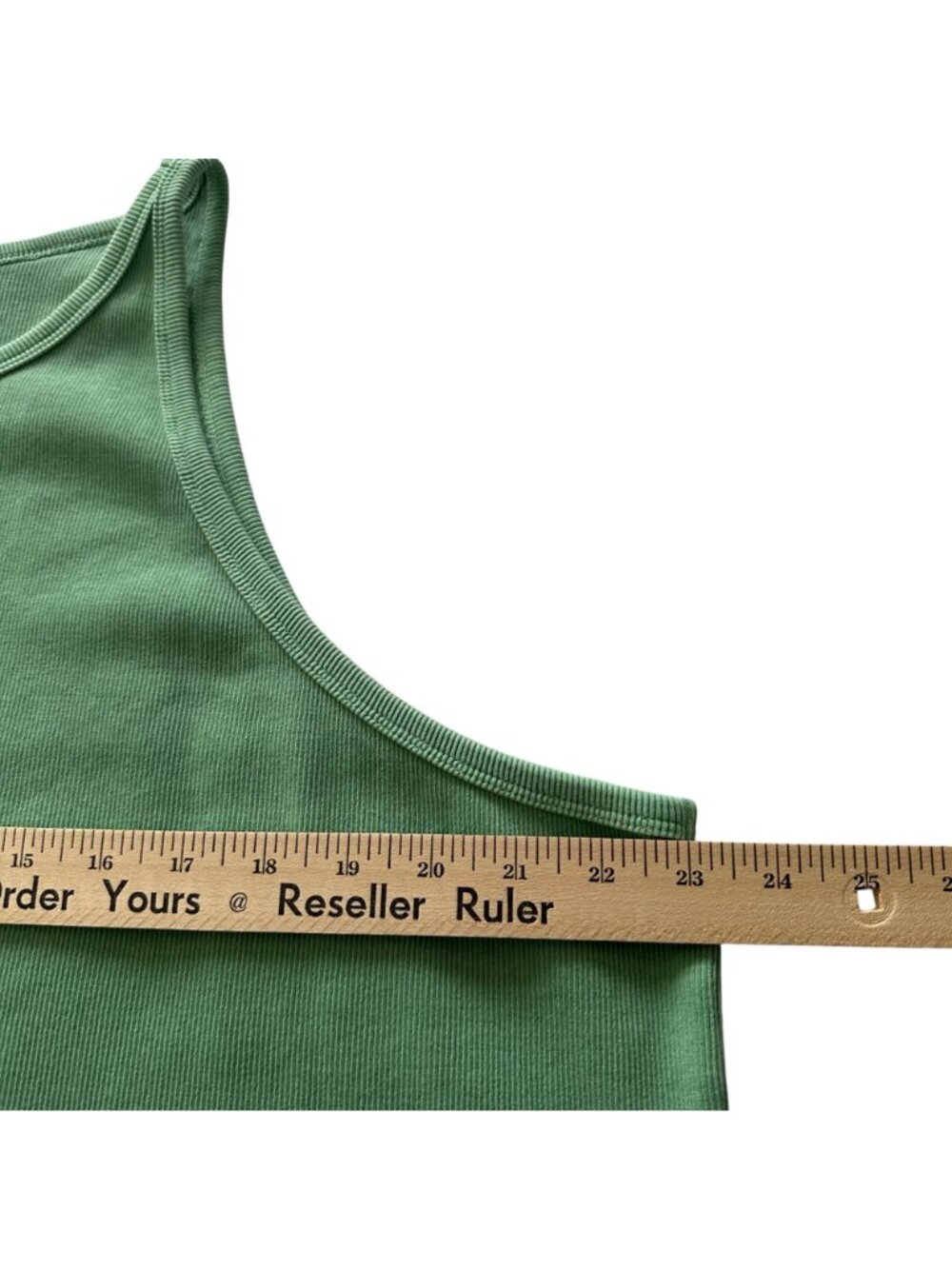 Old Navy Womens Green Sleeveless Ribbed Tank Dress 4X Cotton Blend Beach Vacatio - Picture 9 of 12